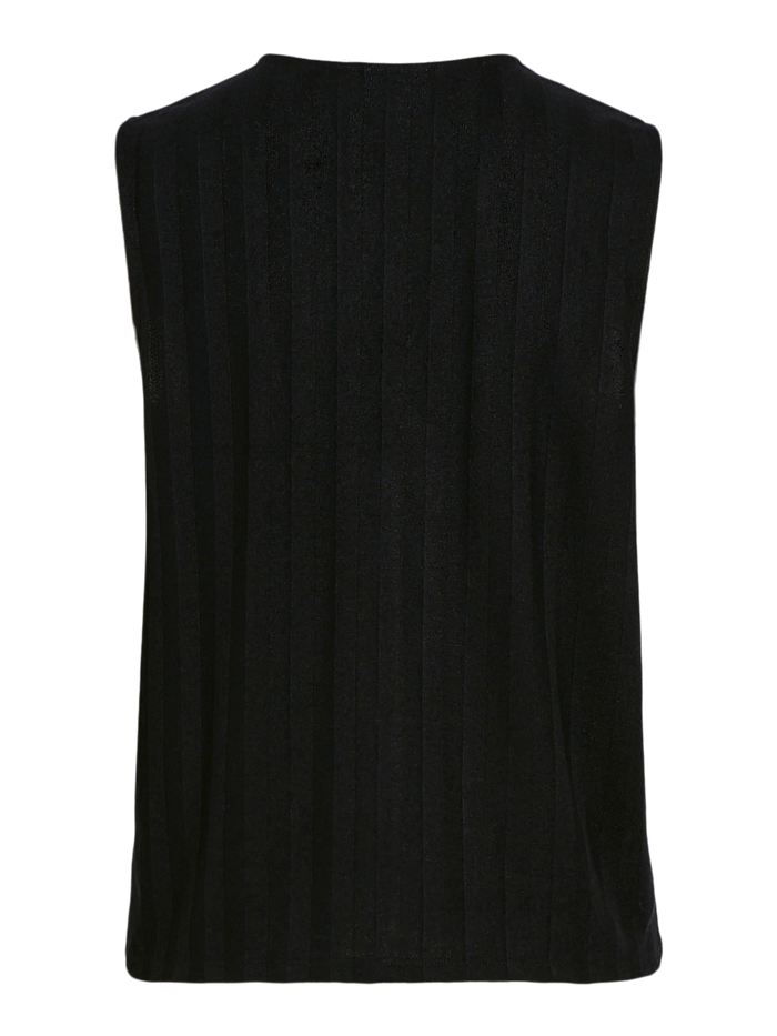 Lucea V-Neck Vest (Black)