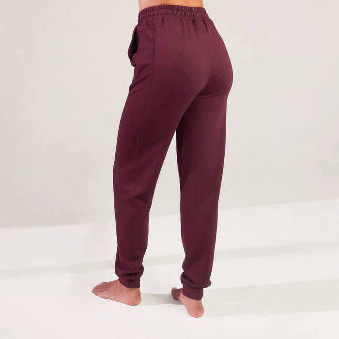 Luxe Lounge Jogger - Dark Cherry