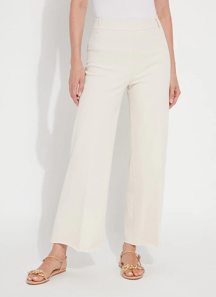 Lysse Erin Wide Leg Denim in Oat