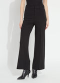 Lysse Nadia Zip Front Ponte Trouser in Black