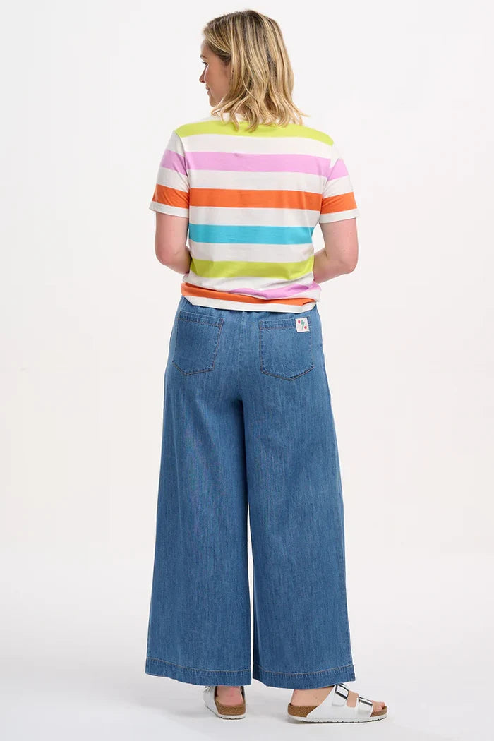 Maggie T-Shirt (Multi/ Bold Stripes)