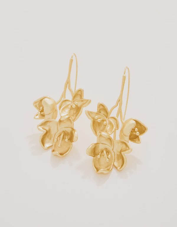 Magnolia Earrings Gold