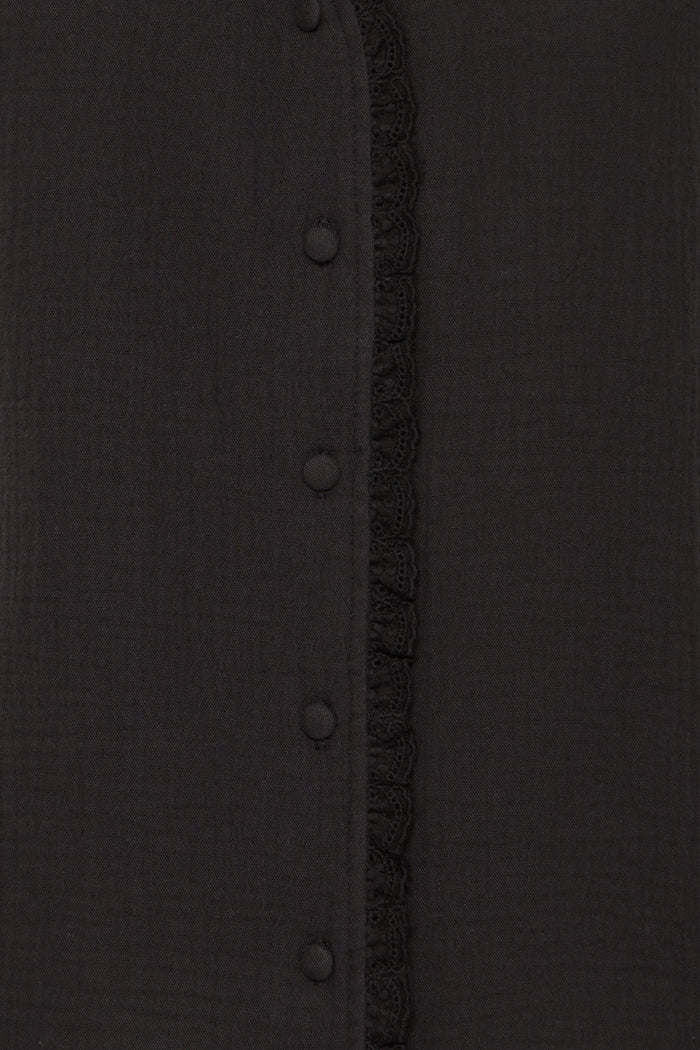 Maria Sleeveless Top (Black)