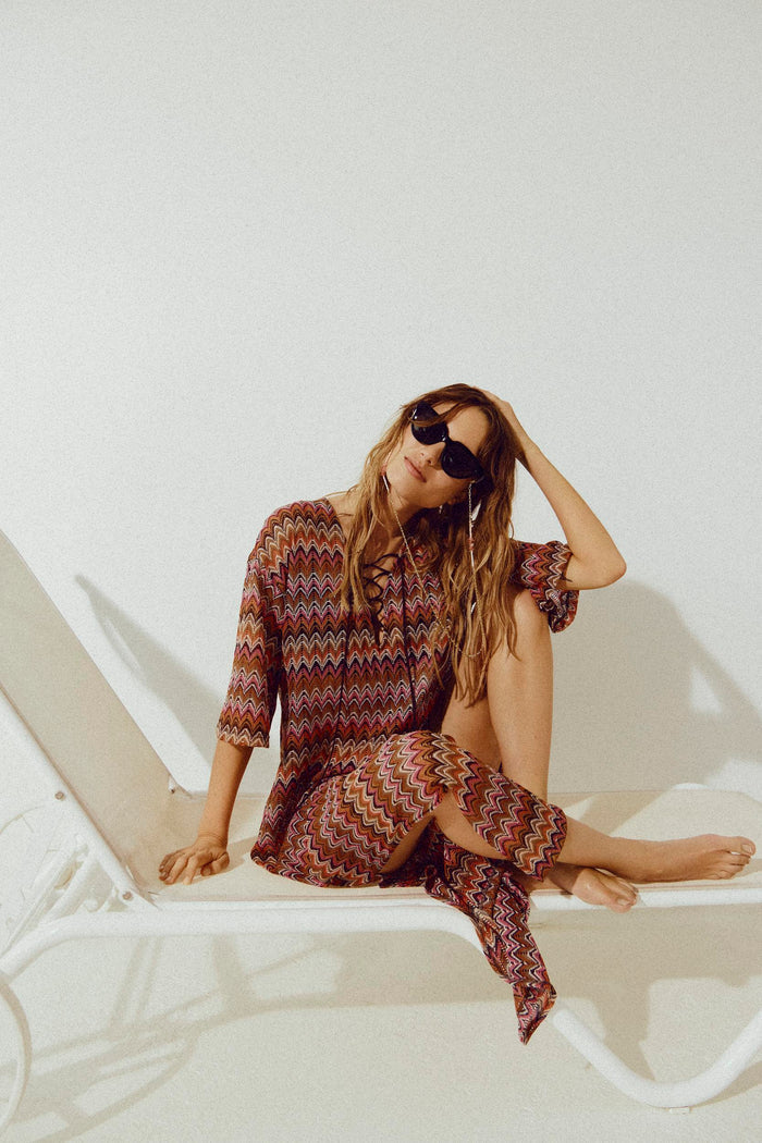 MARKA SUNGLASSES CHAIN (SHELL CORAL)