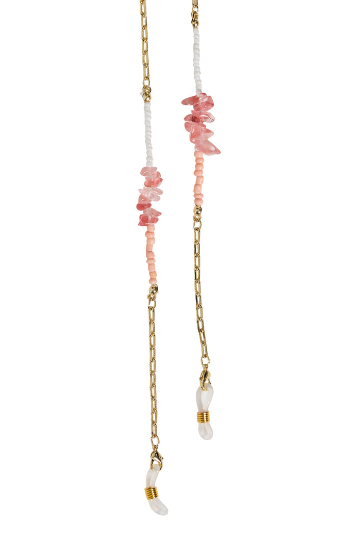 MARKA SUNGLASSES CHAIN (SHELL CORAL)
