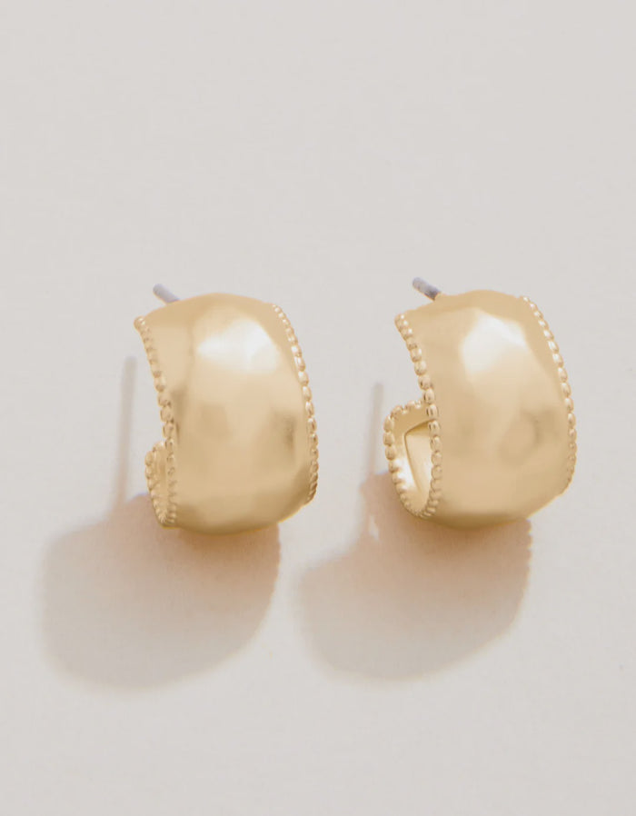 Martha Hoop Earrings 15mm