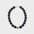 Massey Chunky Beaded Necklace - Black