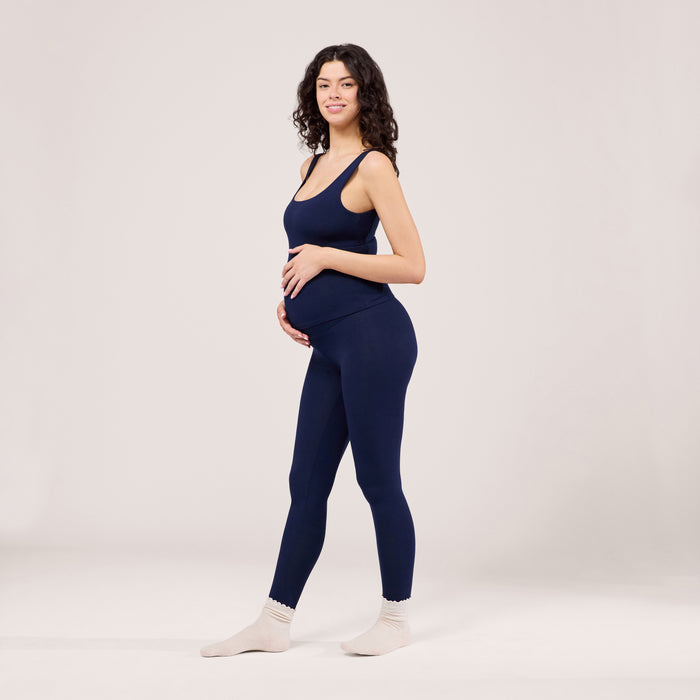 Maternity Lightweight Everyday Leggings - Navy