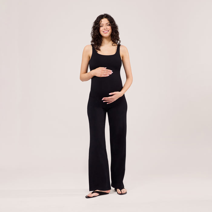 Maternity Lightweight Tank Top - Black