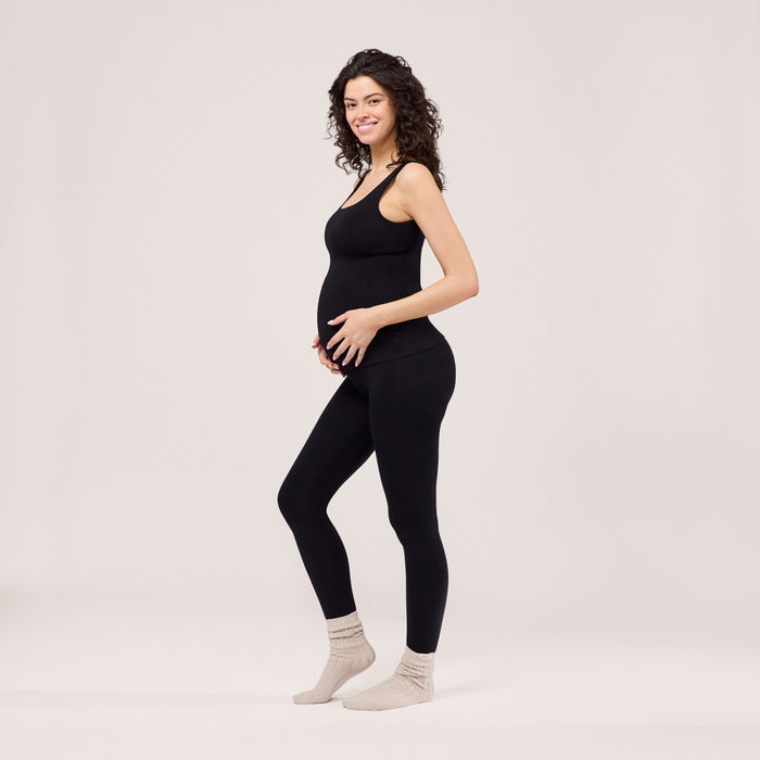 Maternity Lightweight Tank Top - Black