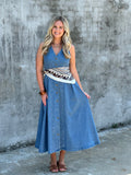 Meant For This Denim Midi Dress