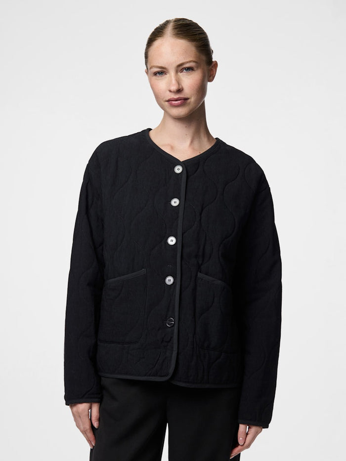 Mel Quilted Jacket (Black)