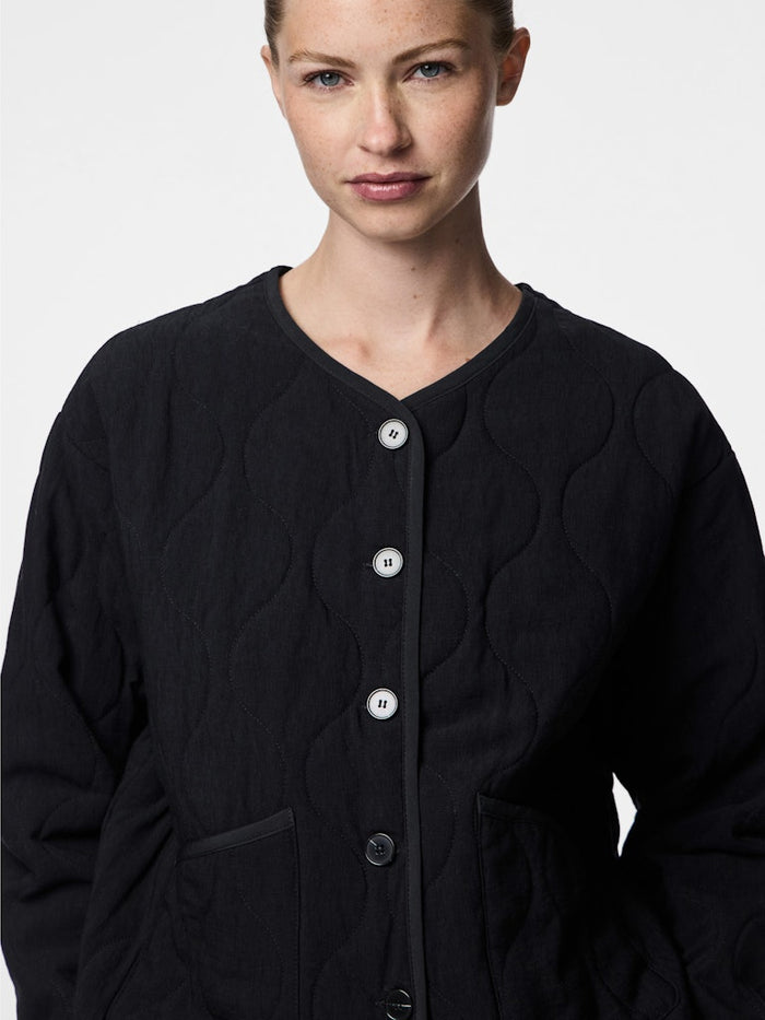 Mel Quilted Jacket (Black)