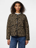 Mel Quilted Jacket (Silver Mink/Leo)