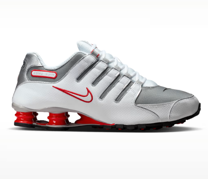 Men's Nike Shox NZ (White/Metallic Silver)