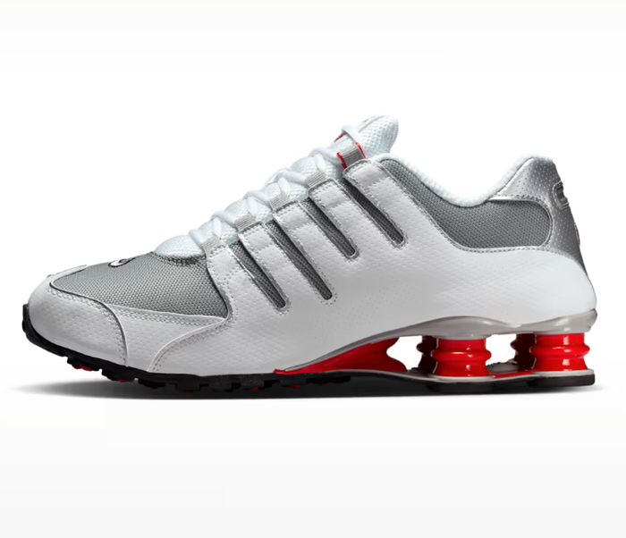 Men's Nike Shox NZ (White/Metallic Silver)