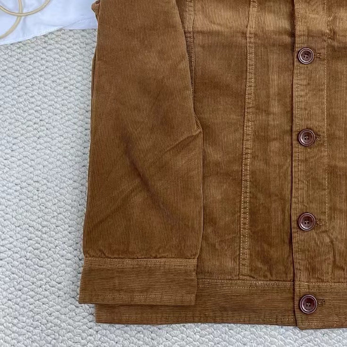 Mens Thin Corduroy Jacket