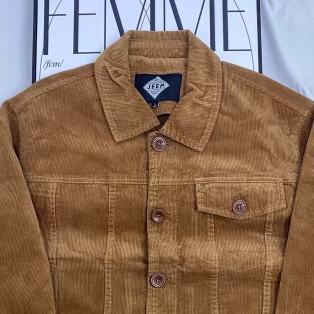 Mens Thin Corduroy Jacket