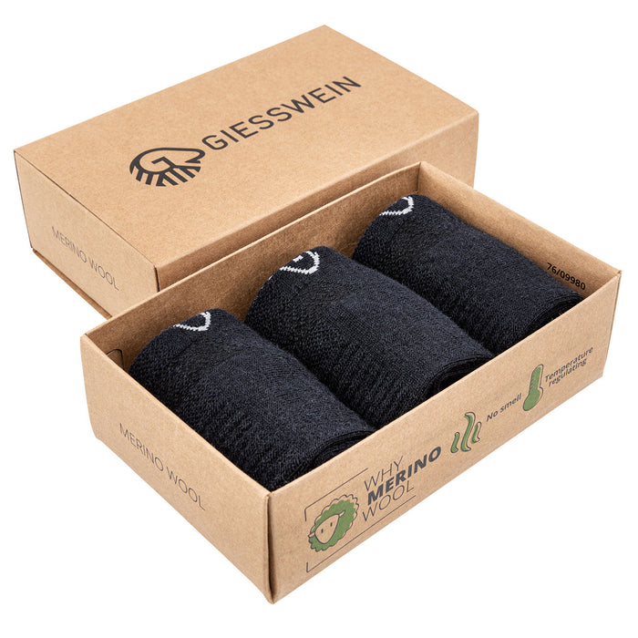 Giesswein Merino Wool Sneaker Socks - dark blue 548