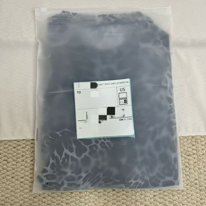 Mesh Leopard Print T-Shirt