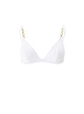 Bikini Melissa Odabash Mexico Bralette Chain Bikini Top White Apoella