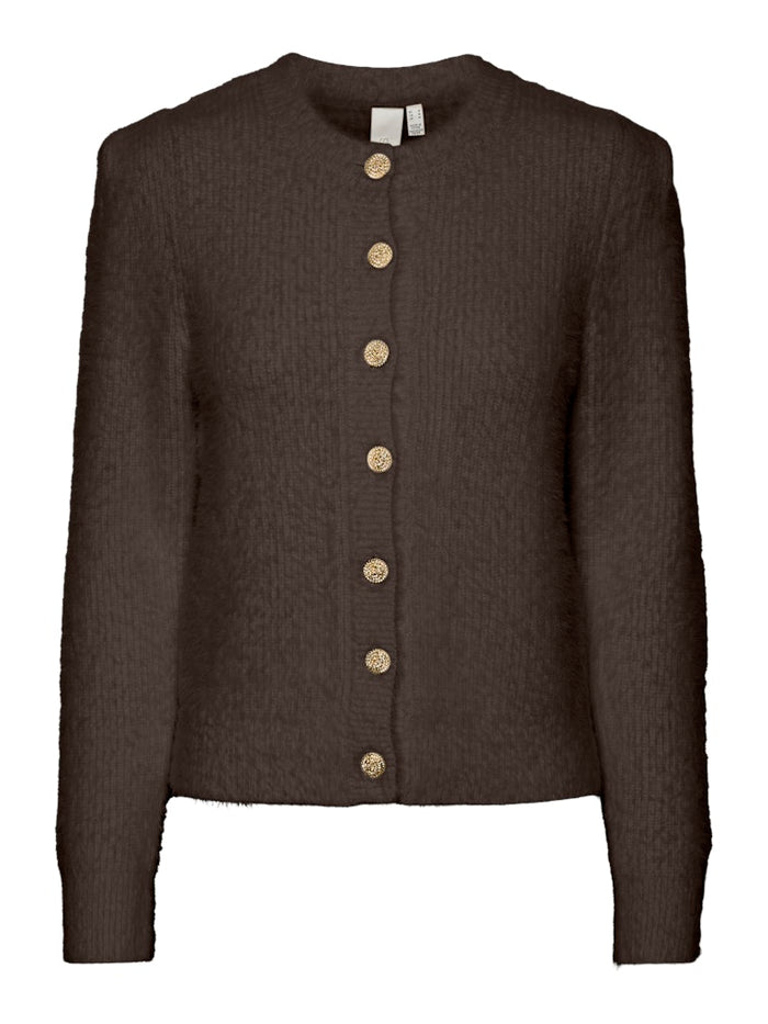 Michelle Knit Cardigan (Hot Fudge)