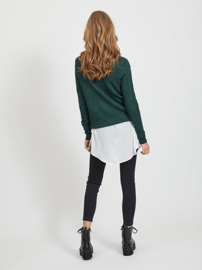 Miela V-Neck Jumper (Ponderosa Pine)
