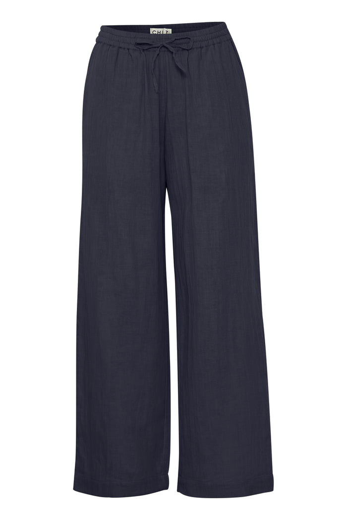MIKA WIDE LEG TROUSERS (NAVY)