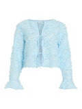 Milla Tie Front Top (Kentucky Blue)