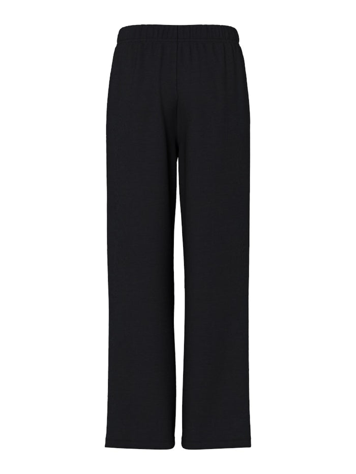Millie Wide Leg Sweat Pants (Black)