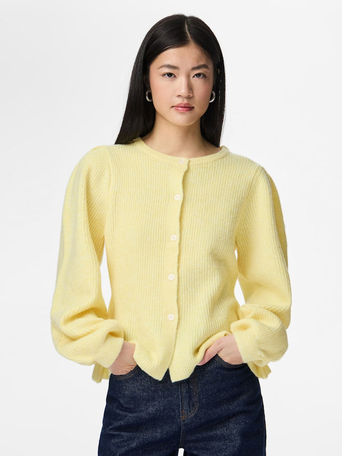 Milly Cardigan (Pale Banana/Melange)