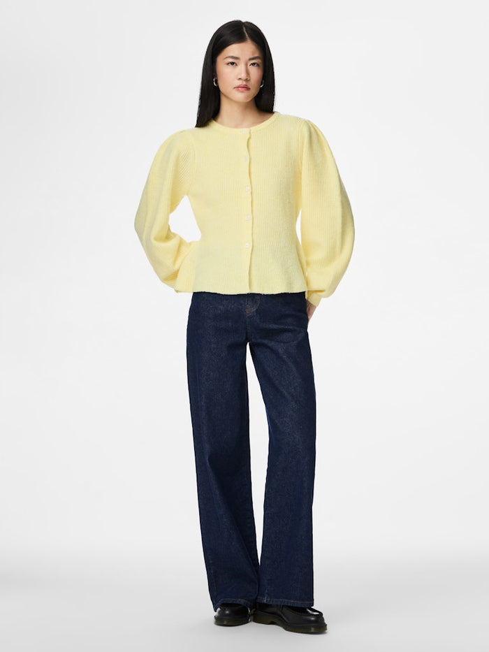 Milly Cardigan (Pale Banana/Melange)