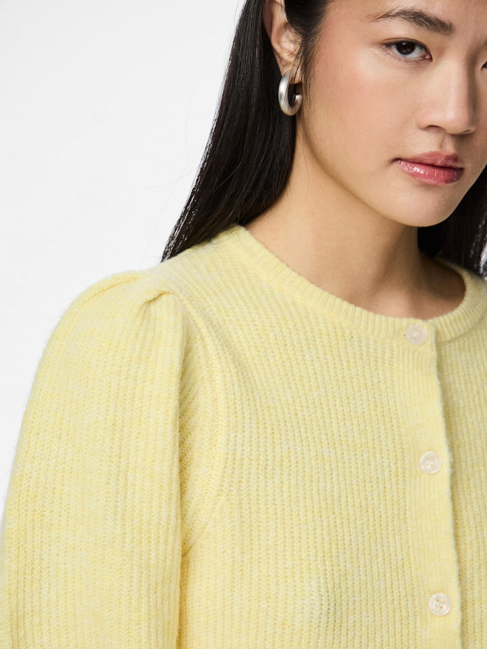 Milly Cardigan (Pale Banana/Melange)