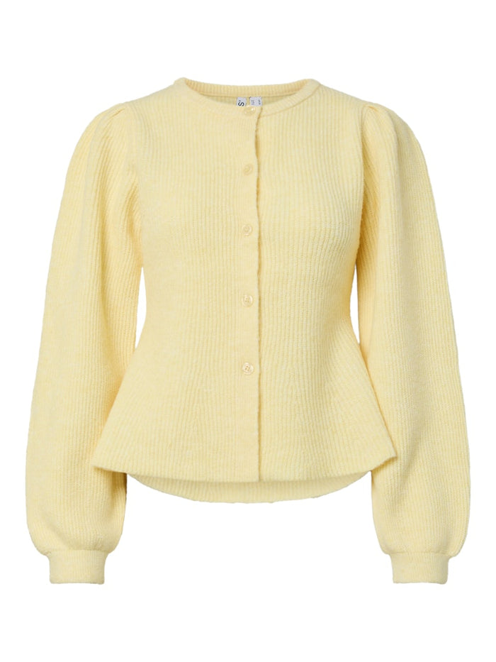 Milly Cardigan (Pale Banana/Melange)