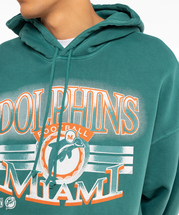 Mitchell & Ness Miami Dolphins Glow Arch Hoodie (Dolphins Green)