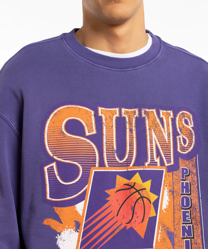 Mitchell & Ness Phoenix Suns Paintbrush Crew (Suns Purple)