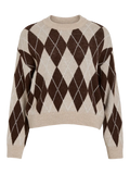 Mona Jumper (Coffee Bean/Check)