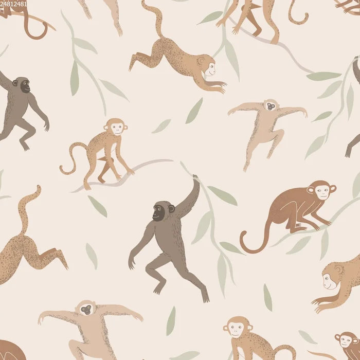 Monkeys Cream - Family Fabrics B.V.