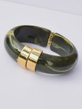 Mood Catcher Cuff Bracelet in Green