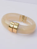Mood Catcher Cuff Bracelet in White