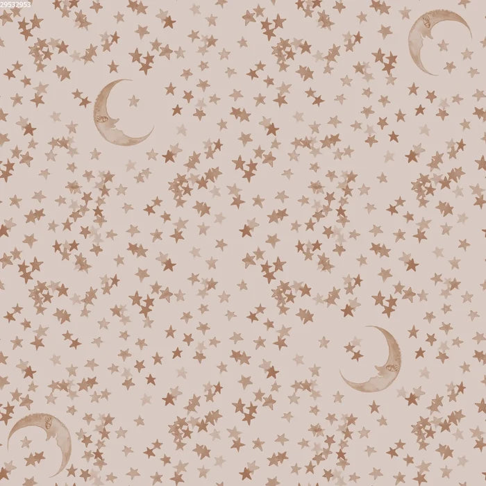 Moon & Stars Latte - Family Fabrics B.V.