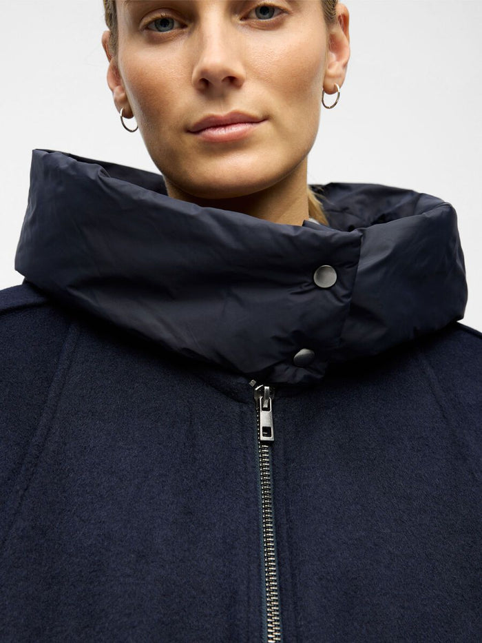 Moore Wool Bomber Jacket (Sky Captain)