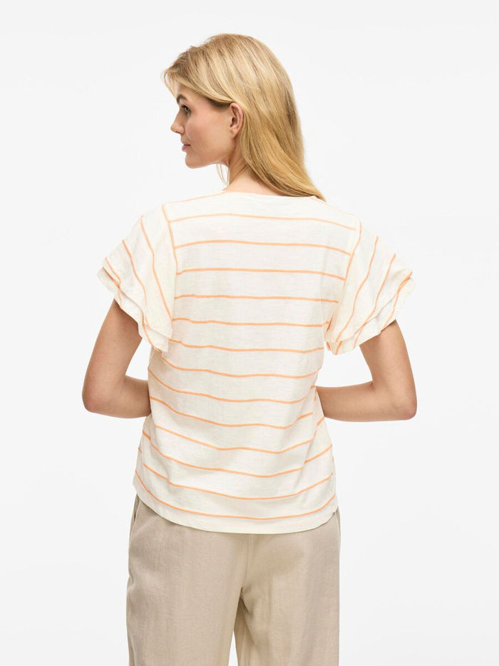 Morley T-Shirt (Birch/Cadmium Orange)