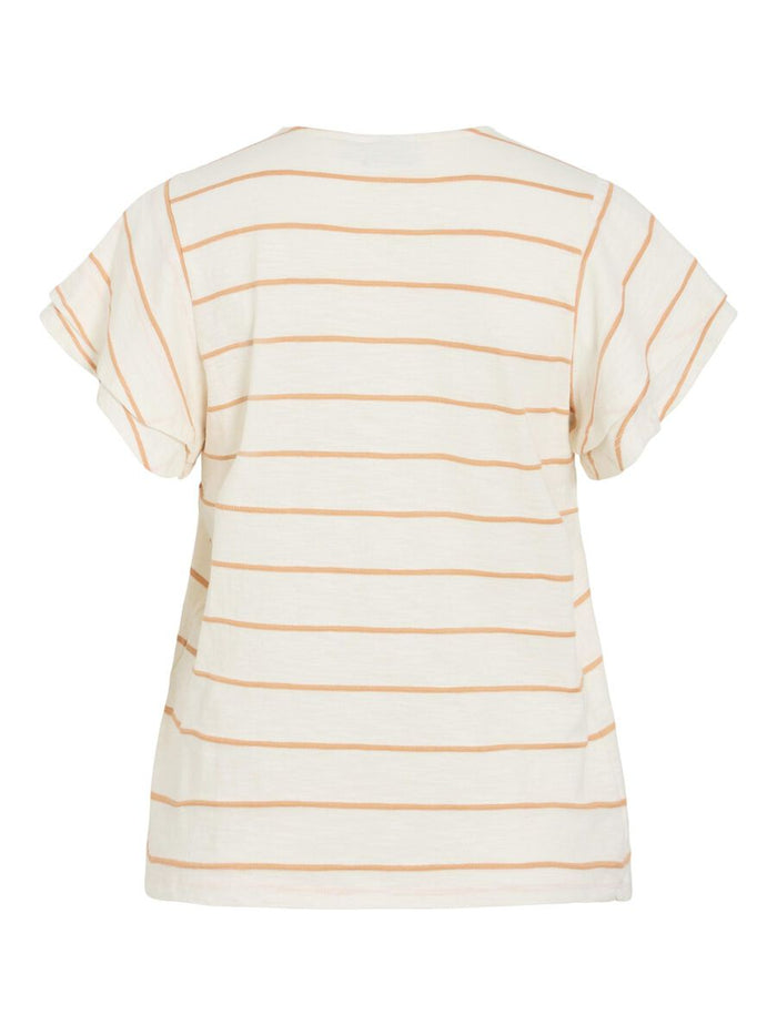 Morley T-Shirt (Birch/Cadmium Orange)