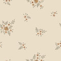 Moths In Flowers Banana - Family Fabrics B.V.