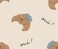 Mr Croissant Cobalt - Family Fabrics B.V.