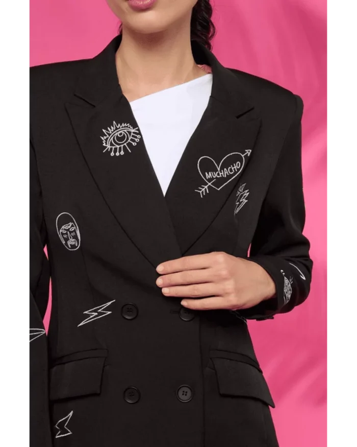 Music Blazer Jacket (Black)