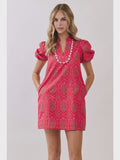 My Kind Of Day Berry Pink Mini Dress