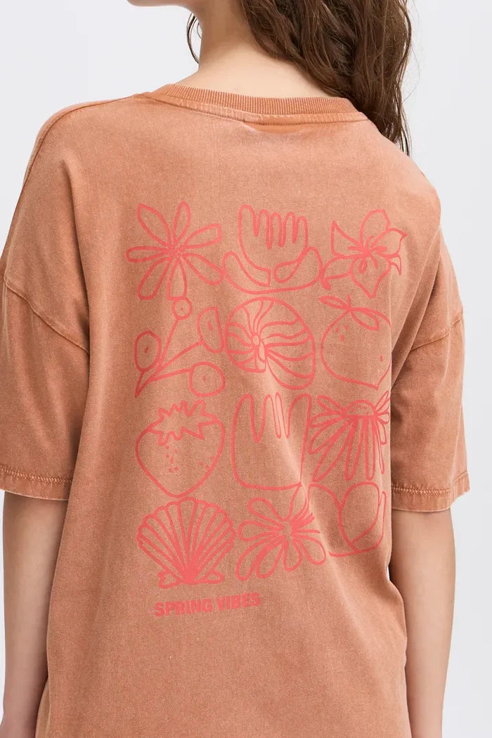 Naba T-Shirt (Brown Patina)