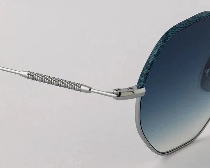 Sunglasses Eyepetizer Namib Jeans/Blue Gradient Lenses O/S Apoella